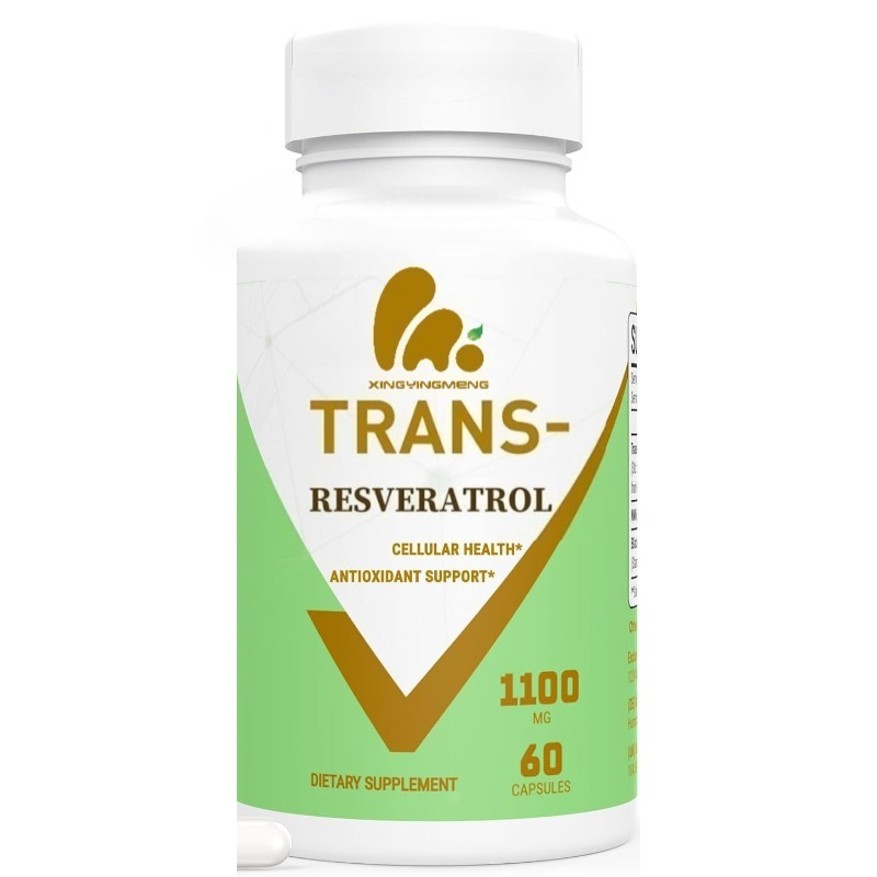Resveratrol Capsule Anti Aging - 99% Resweratrol 1100mg Antyoksydant, Przeciwstarzeniowy, Do