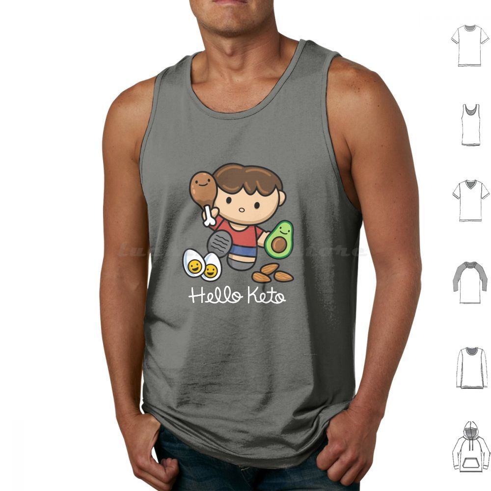 Nutrition Workout - Koszulki bez rękawów Keto Tank Top,
