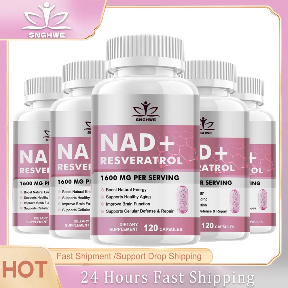 Resveratrol Capsule Anti Aging - NAD+Resweratrol zawierający suplementy, promujące suplementy. Wspiera