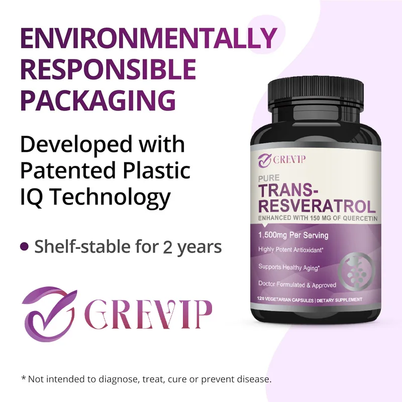 Trans-Resweratrol 1500mg - Sil – Resveratrol Capsule Anti Aging recenzja i cena