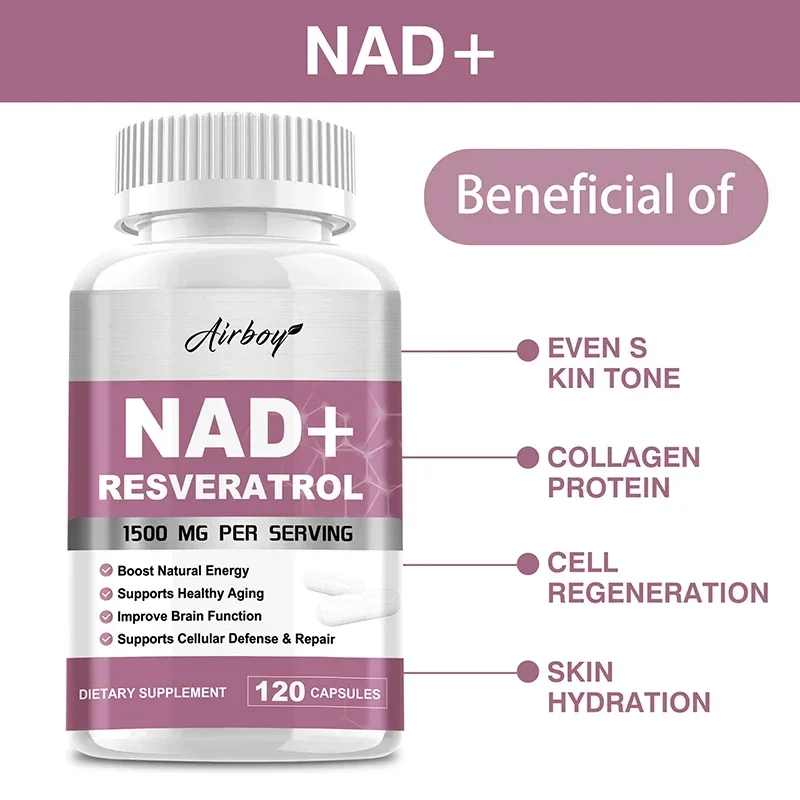 Suplementy NAD+ Resveratrol -  – Resveratrol Capsule Anti Aging recenzja i cena